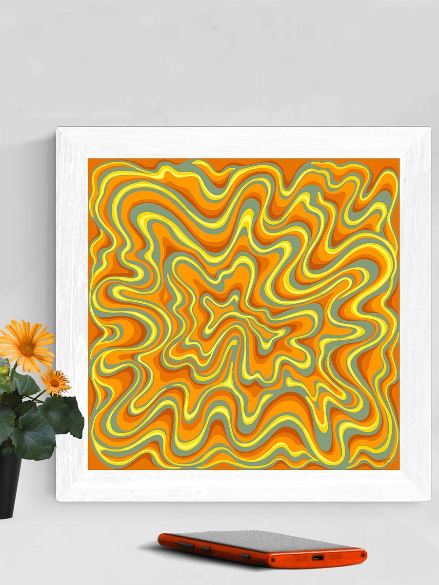Radiant Swirls Canvas Art - Stone No. 4 product image (112)