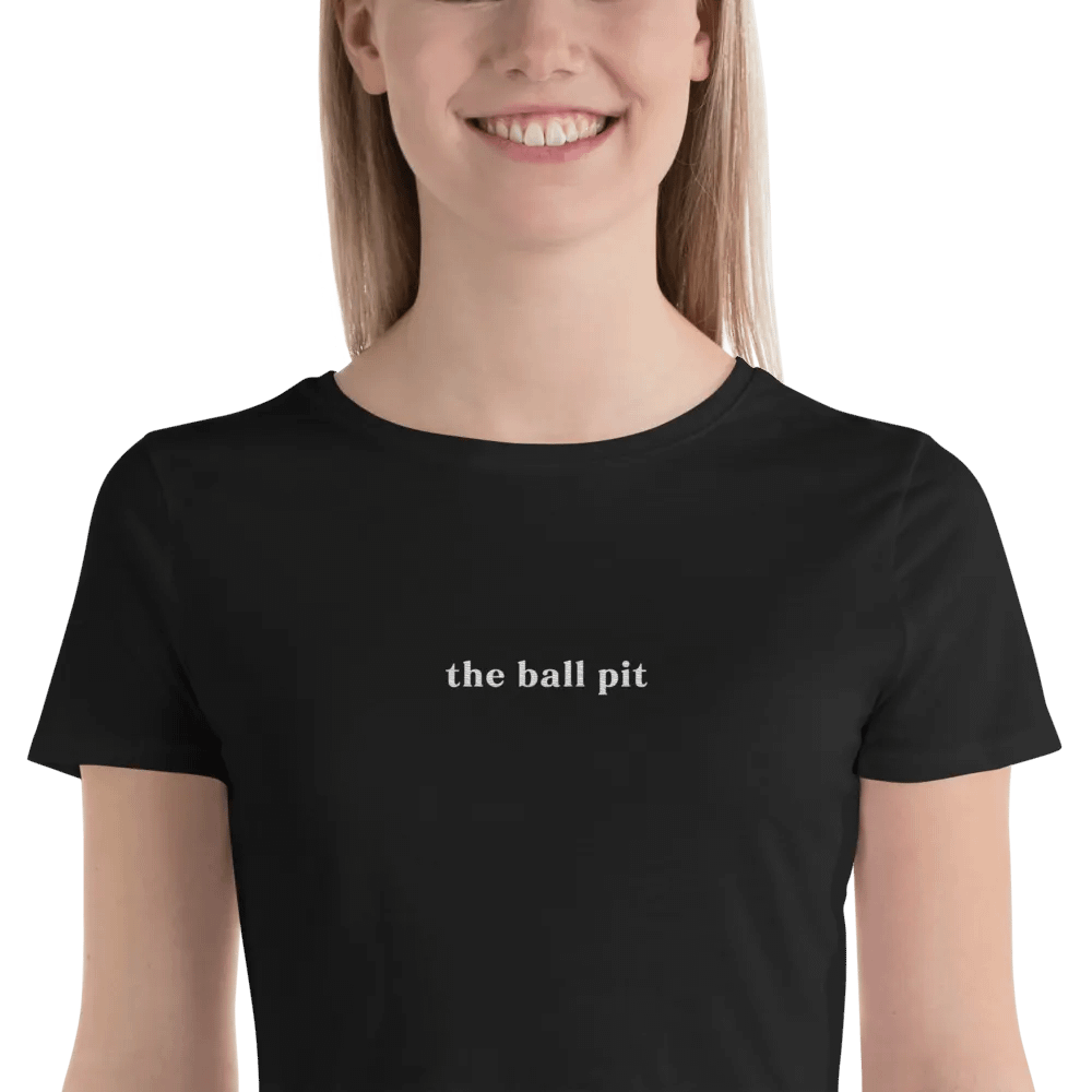 the ball pit - Embroidered Cropped Tee product image (2)