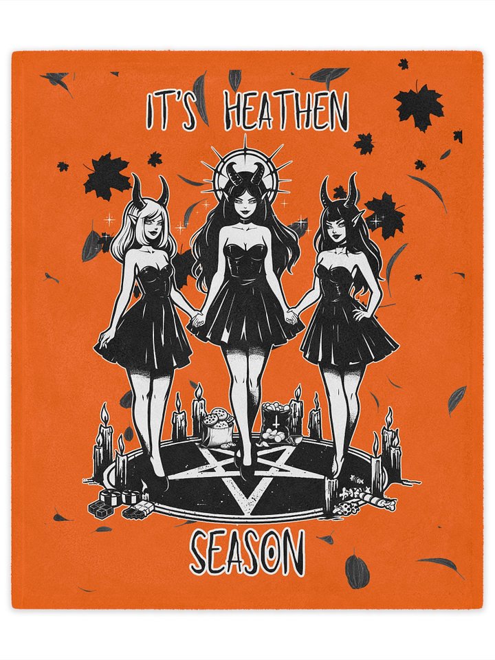 Halloween Edition - Heathen Season Minky Blanket product image (1)