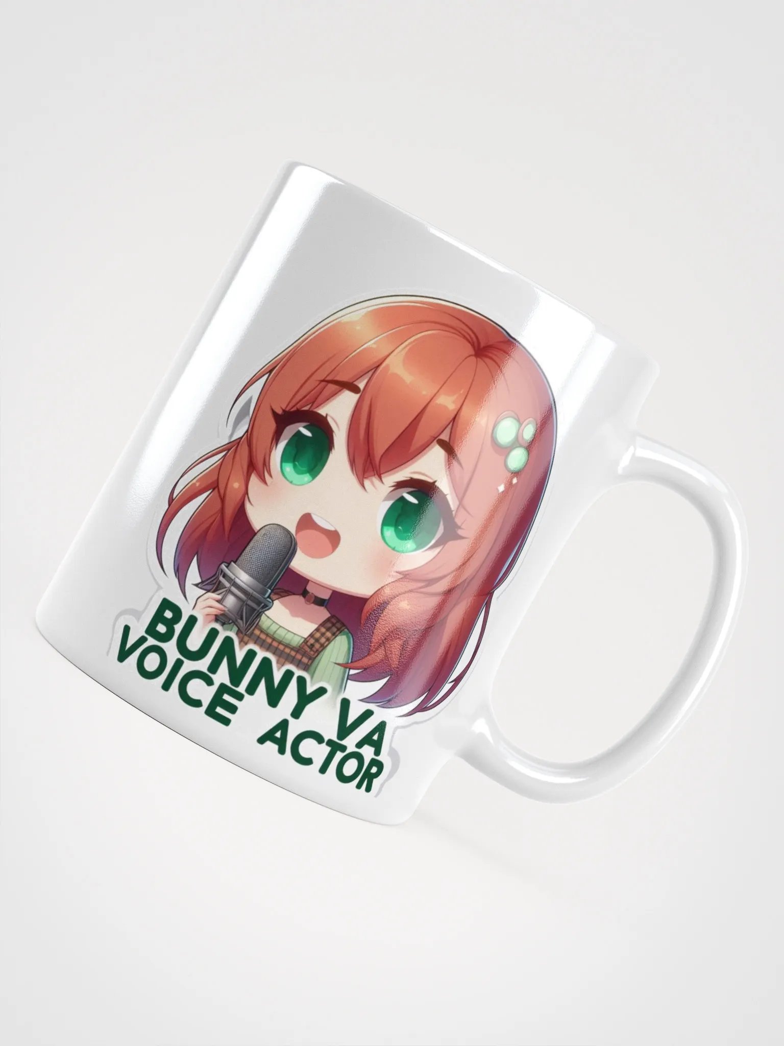 BunnyVA White Glossy Mug product image (4)