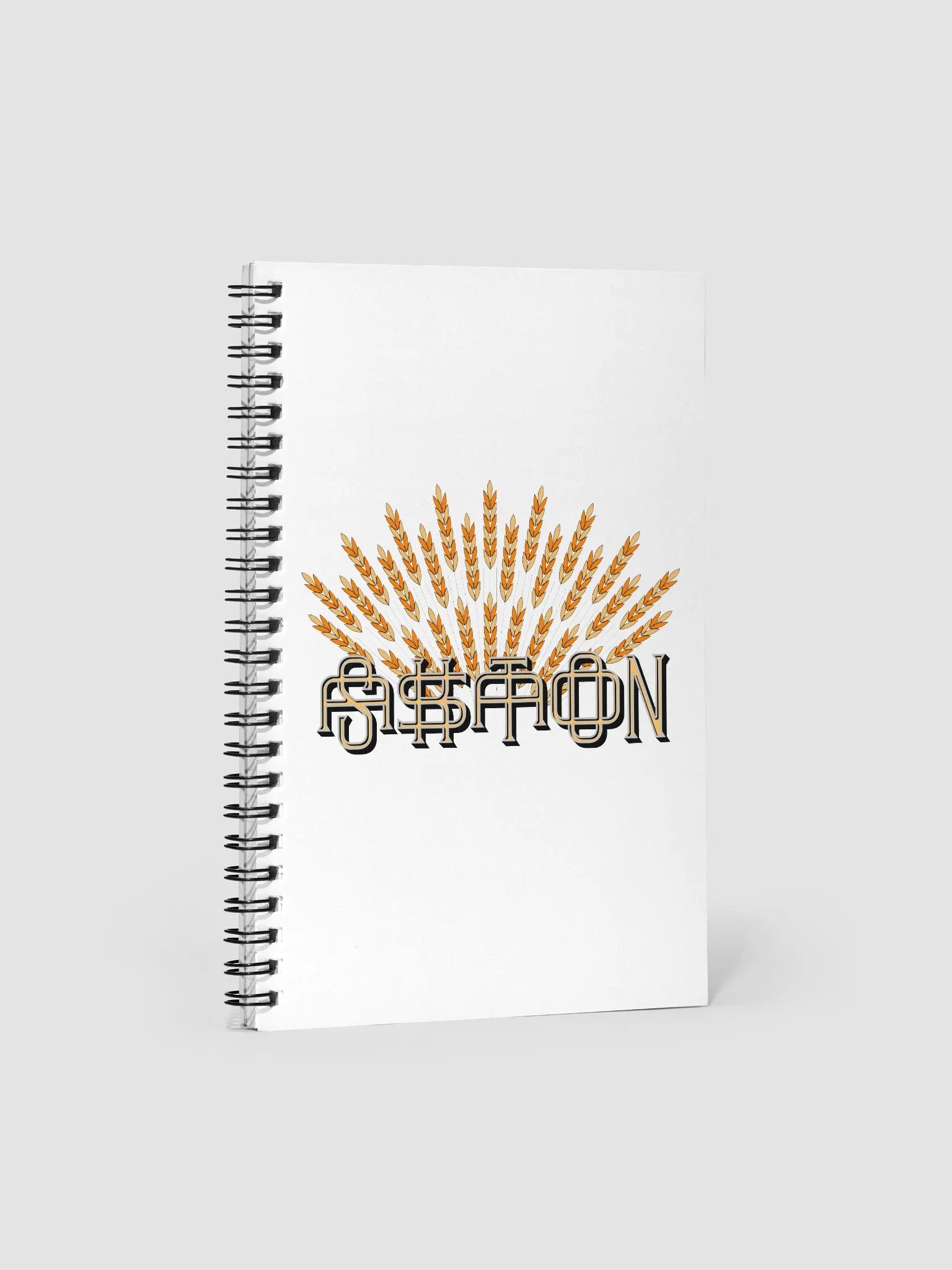 Saskatoon Wheat Golden Spiral Notebook product image (3)