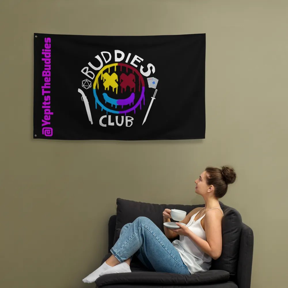 Buddies Club Flag (Dark Mode) product image (12)