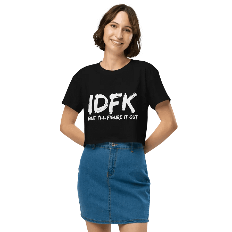 IDFK Black & White Premium Crop Top product image (6)