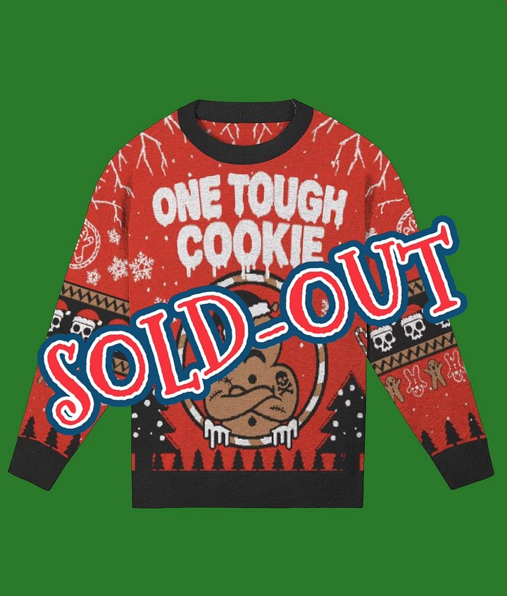 ONE TOUGH COOKIE Gingerbread Christmas Sweater [Limited 250 Units] product image (1)