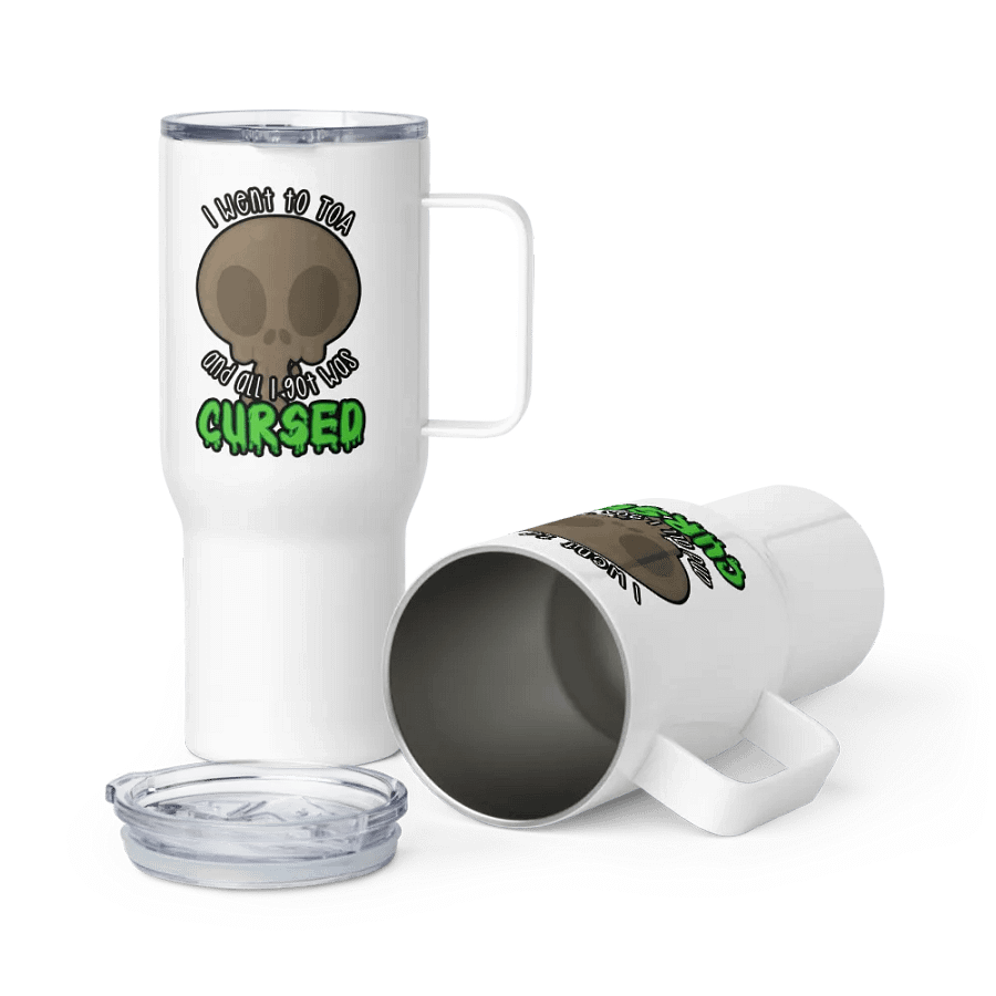 All I Got Was Cursed - Warrior - Travel Mug w/Handle product image (6)