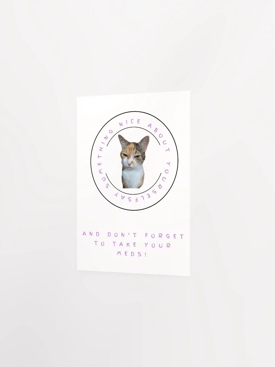 Sassy Cat Wisdom Poster product image (2)