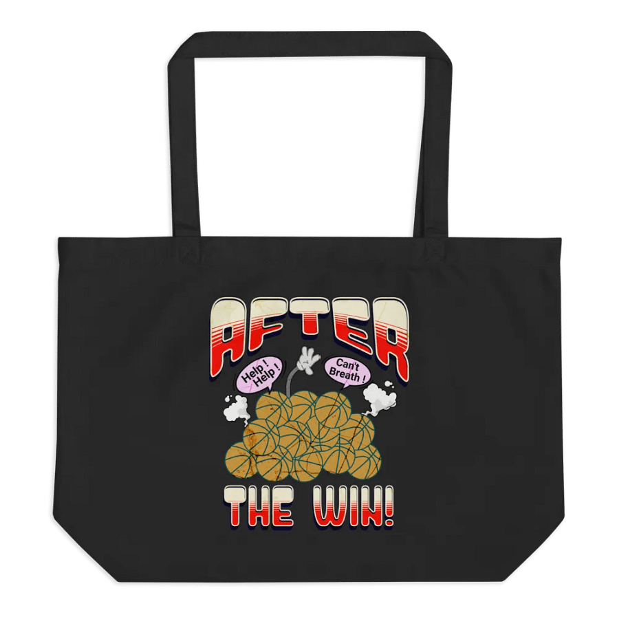 After The Win Basketball Victory Organic Tote Bag product image (1)