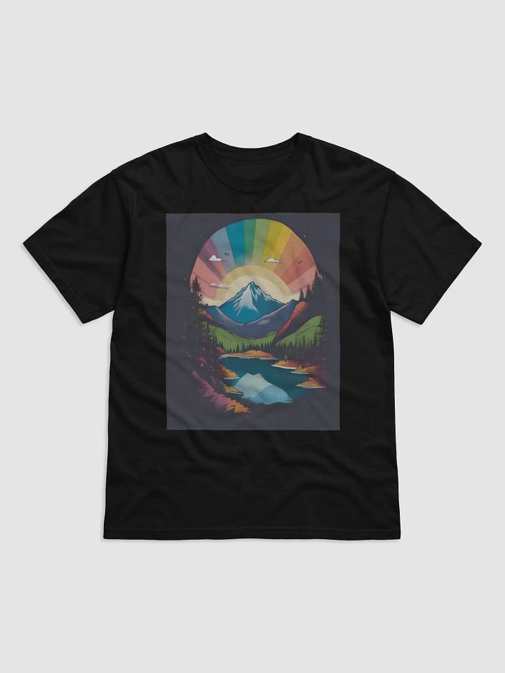 Mountain smile Garment-Dyed Heavyweight T-shirt product image (4)