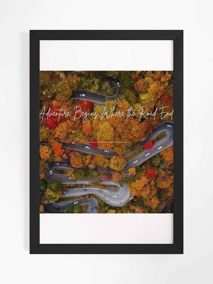 Colorful Forest Framed High-Quality Matte Poster (in) product image (1)