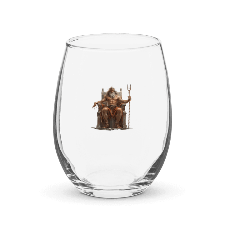Poseidon - The God of the Oceans Stemless Water / Wine Glass product image (1)