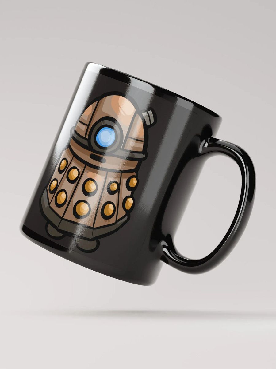 Exter'Mini'ate Glossy Black Mug product image (2)