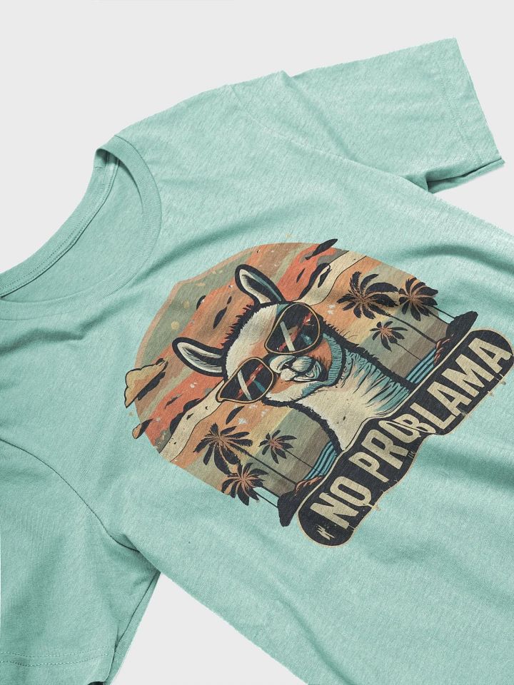 Chill Llama: Sunset Saga Tee Men's Tee product image (1)