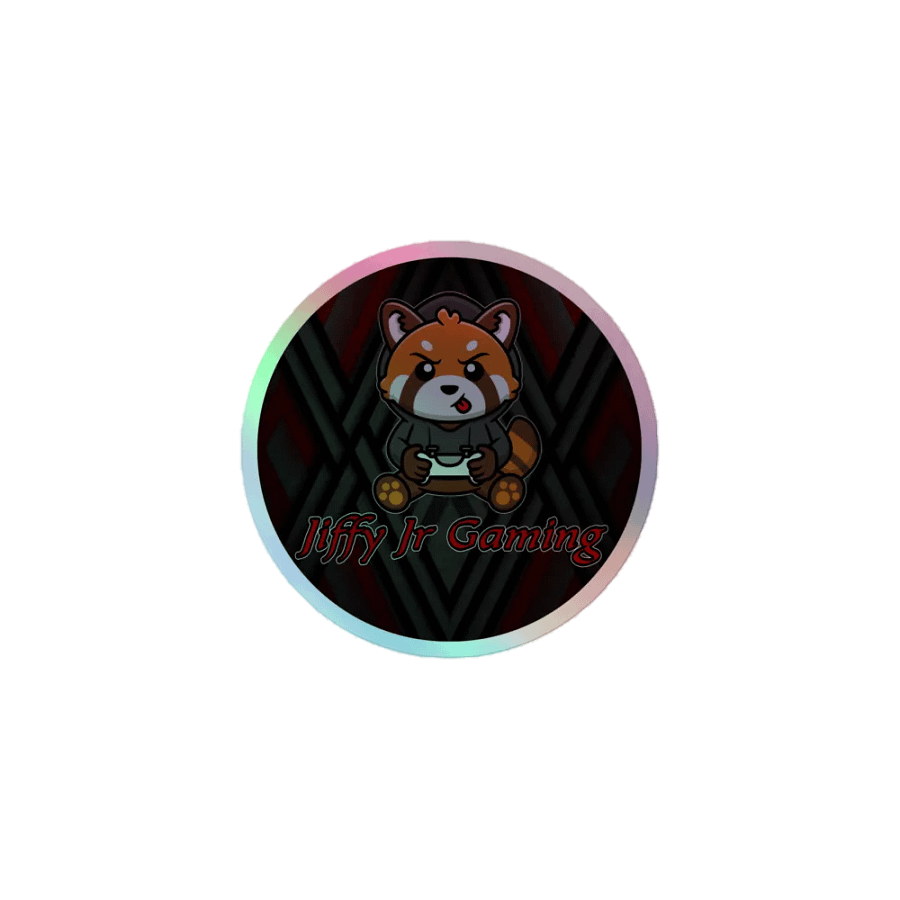Jiffy Red Panda Holo Stickers product image (1)