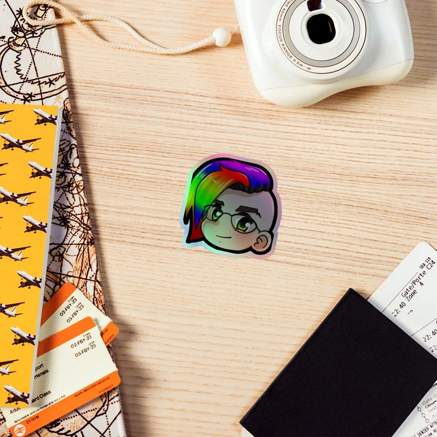 Hybrid Pride Holo Sticker product image (5)