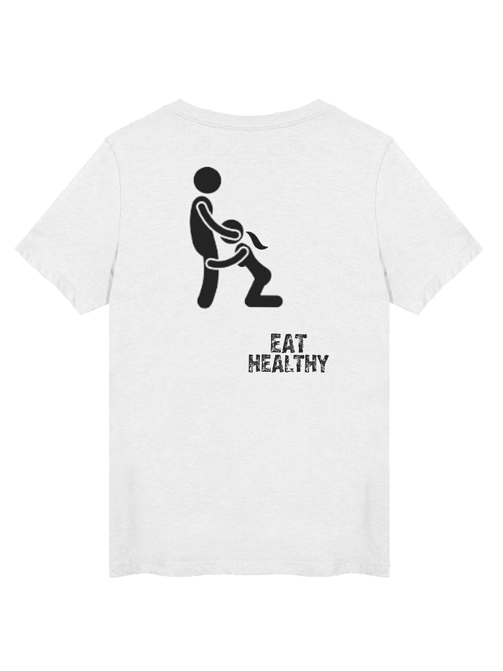 Eat Healthy V-Neck Tee product image (2)