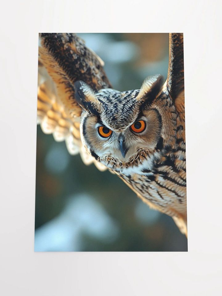 Owl in Flight: Intense Hunting Close-Up product image (2)