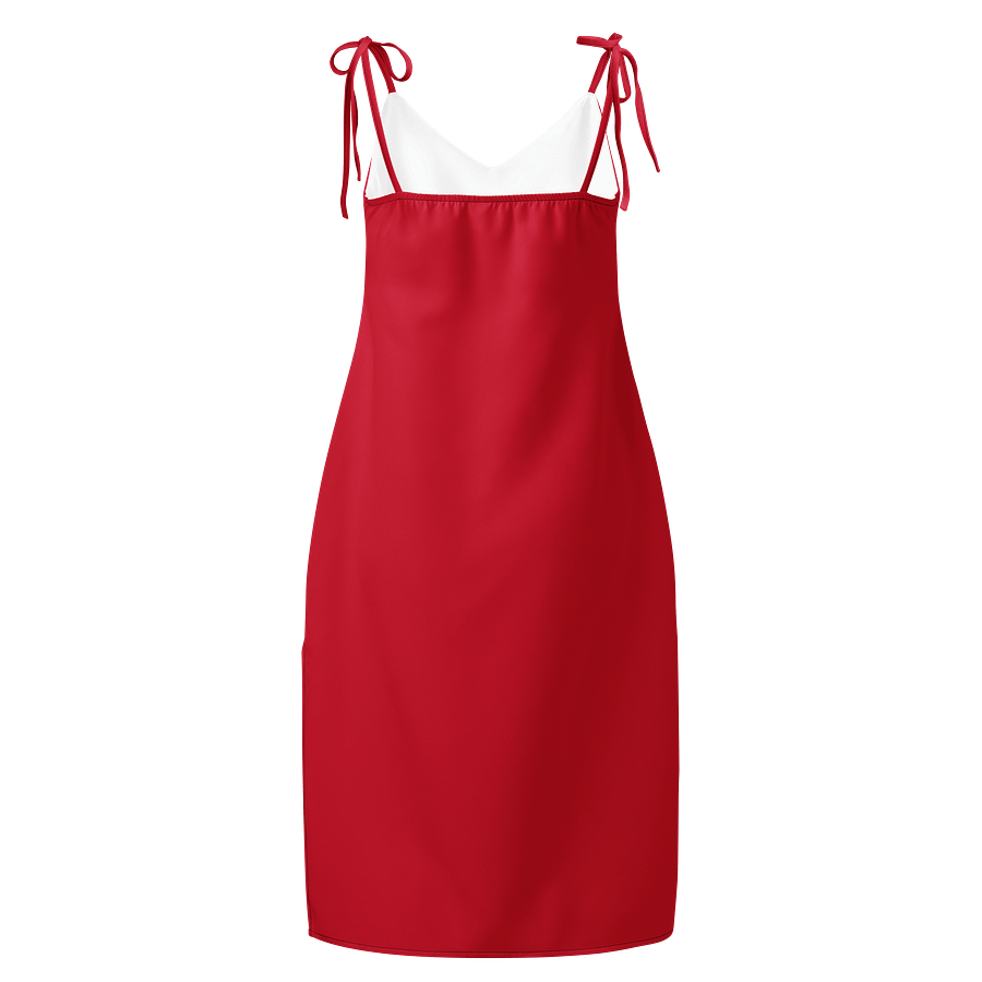 Midnight Veil Designs Sjip Dress - Red Gothic Chiffon Midi product image (2)