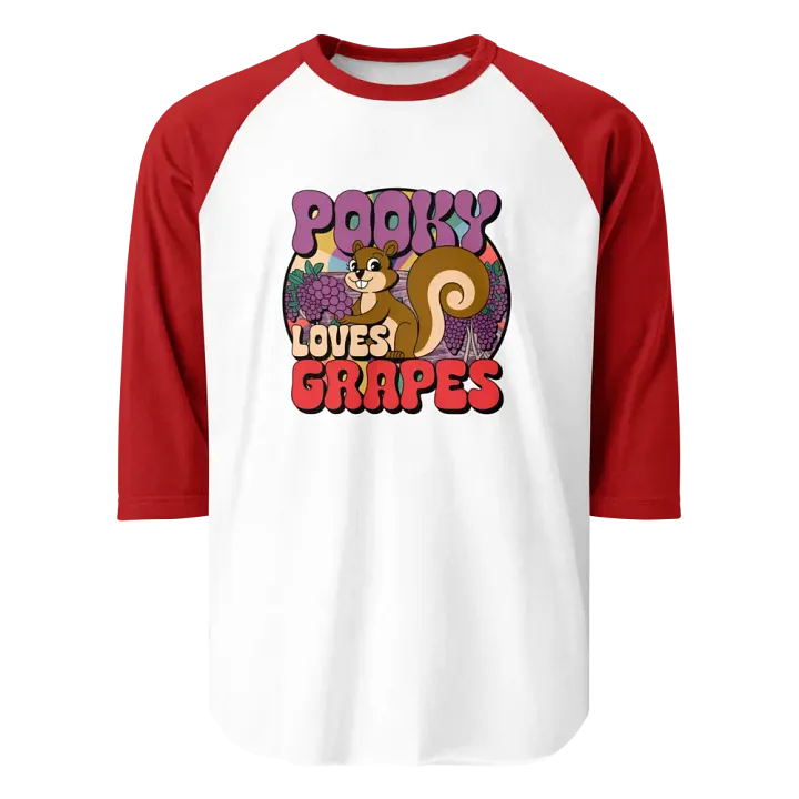Pooky's Grape Adventure Raglan Tee product image (1)