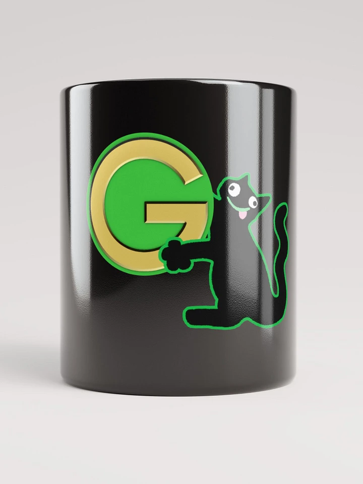 Gumstitch DerpCat Black Mug product image (1)