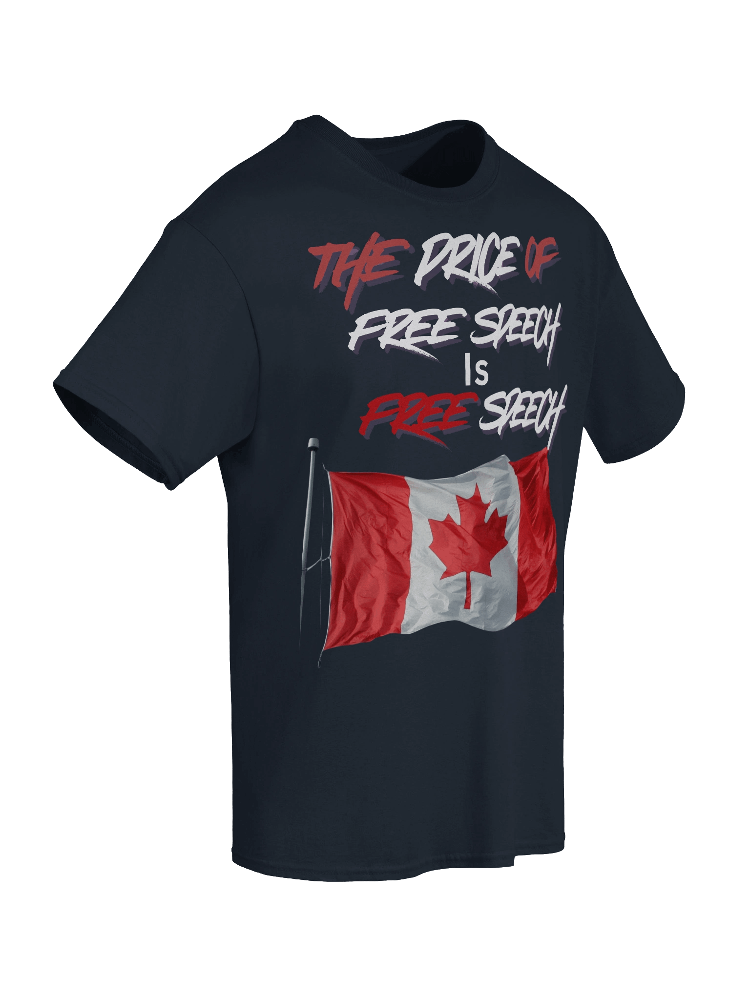 Canadian Free Speech Flag Tee product image (2)