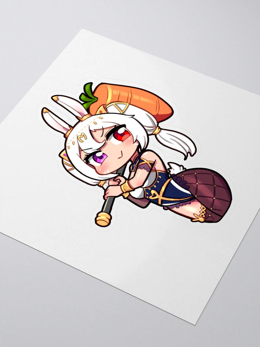 Whimsical Rabbit Warrior Kiss Cut Stickers product image (9)