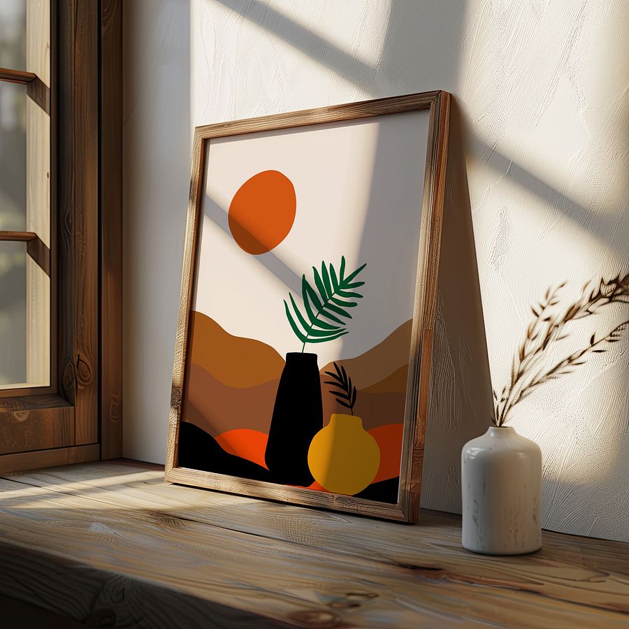 BOHO Scenery Bohemian Art Print product image (5)