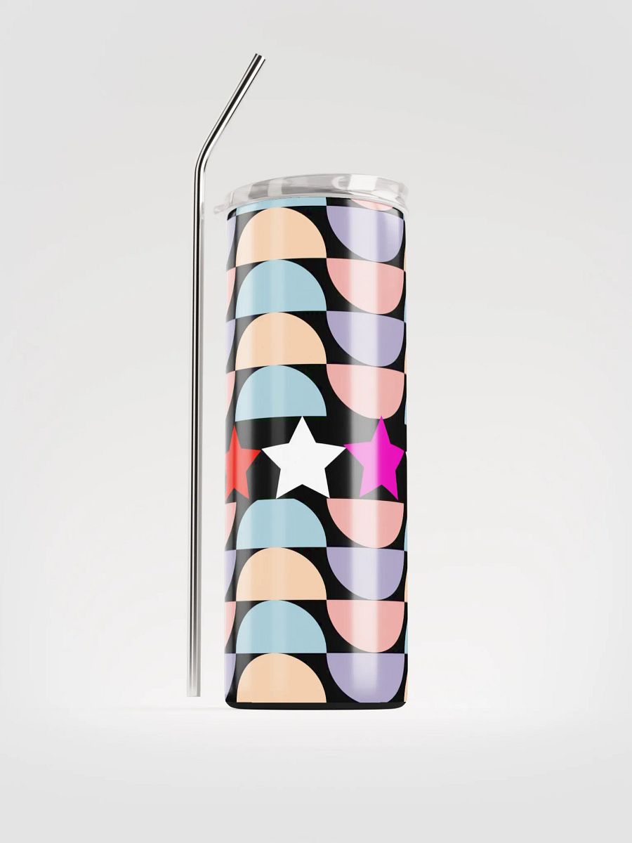 Cosmic Fusion 20 oz Stainless Steel insulated Tumbler with reusable Straw, leak proof cup lid, Tumbler Mug Flasks product image (1)
