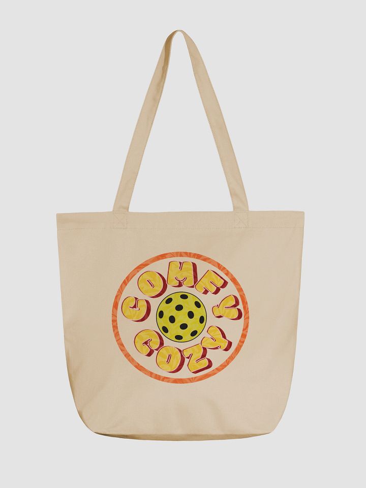 Comfy Cozy Pickleball Circle Colorful Tote Bag product image (2)
