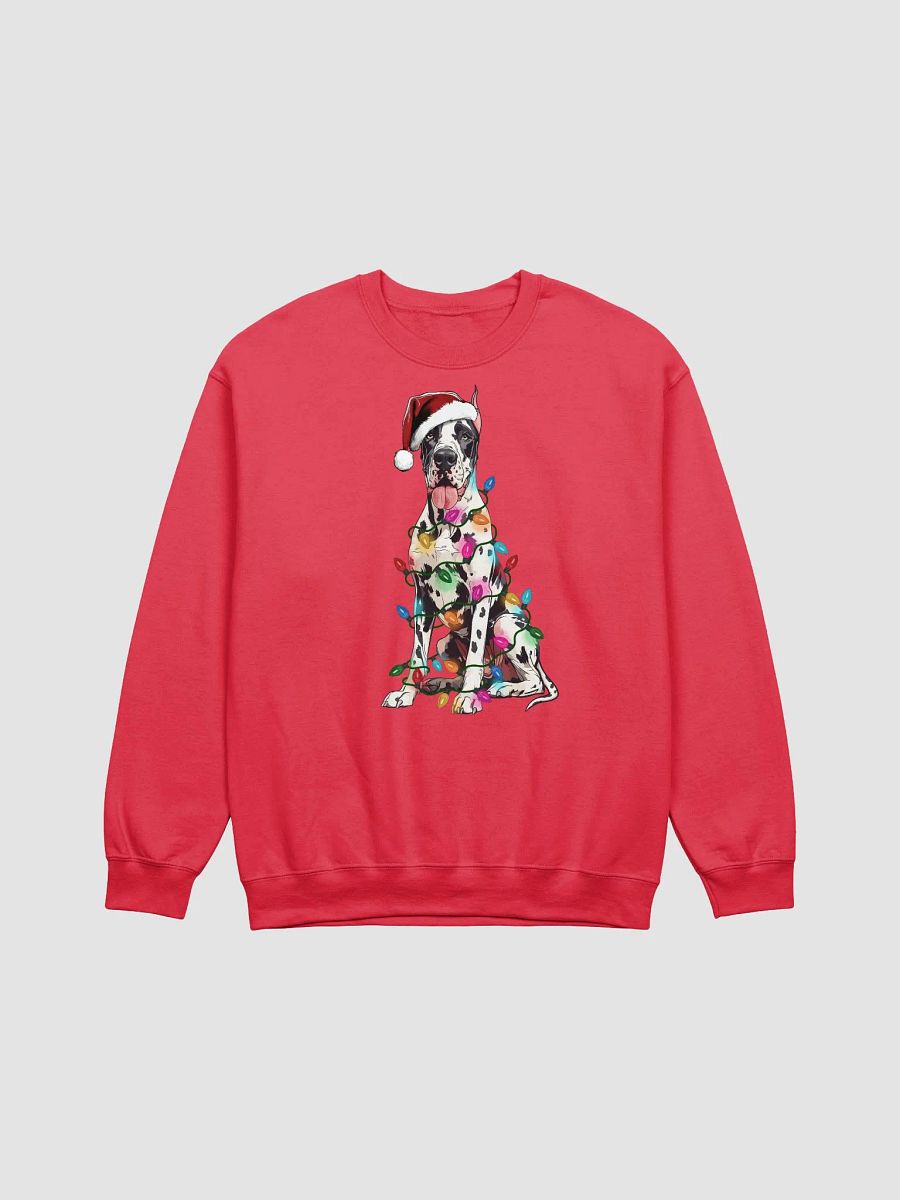 Funny Great Dane(Harlequin, Cropped Ears) Christmas Sweatshirt product image (22)