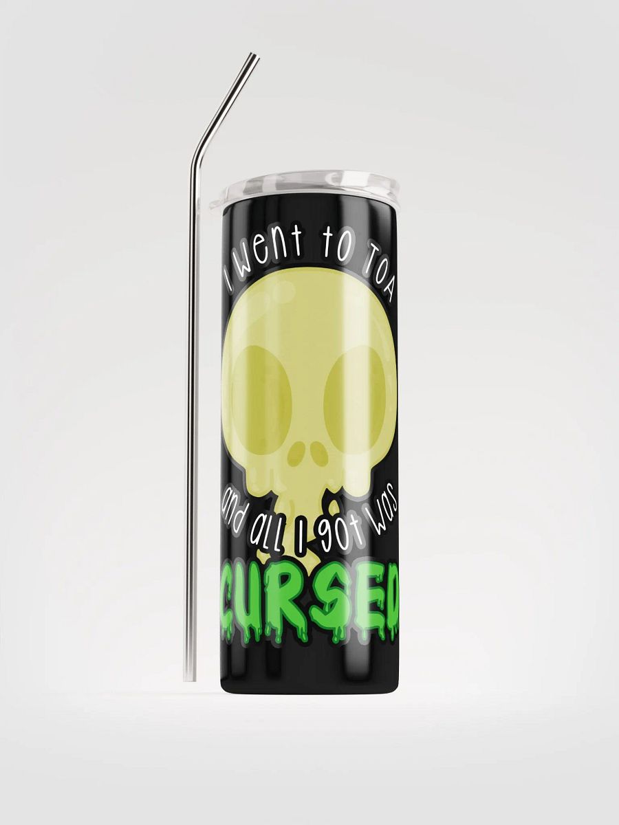All I Got Was Cursed - Rogue - Tumbler w/Straw product image (1)