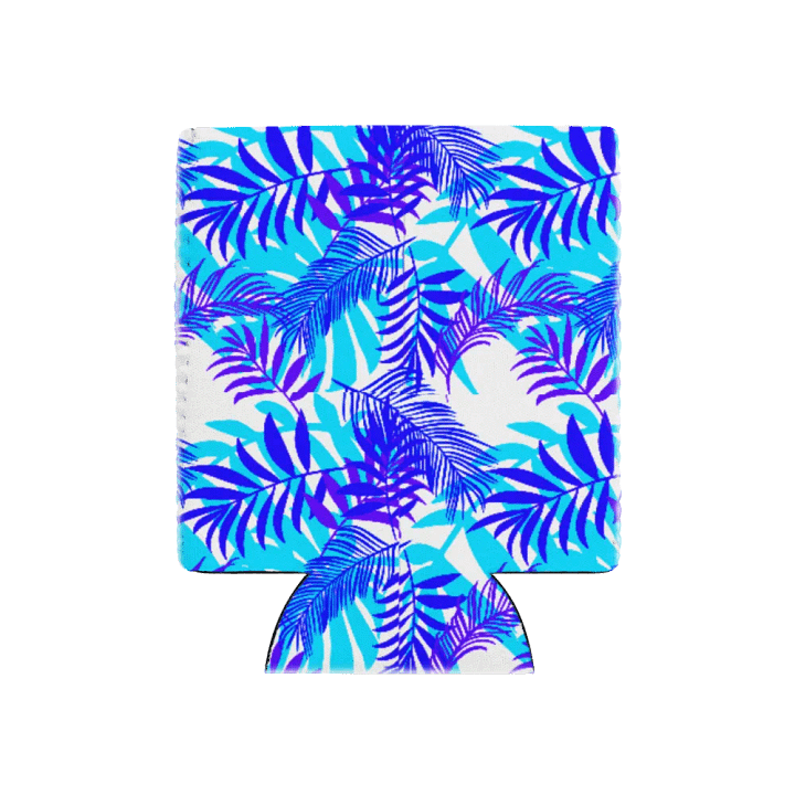 Tropical Leaves Coozie Can Cooler product image (1)