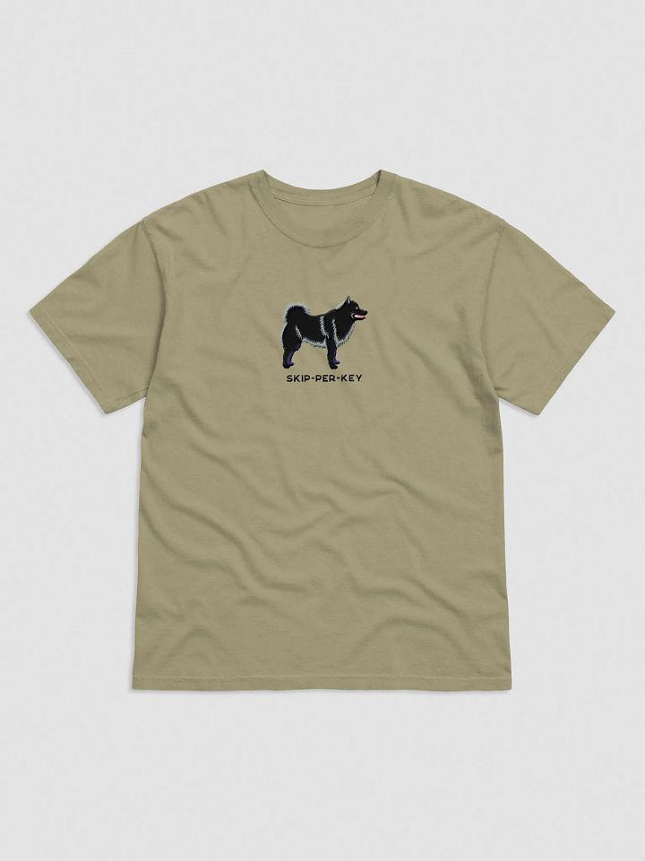 Skip-Per-Key T-Shirt(Embroidered) of a Schipperke product image (9)
