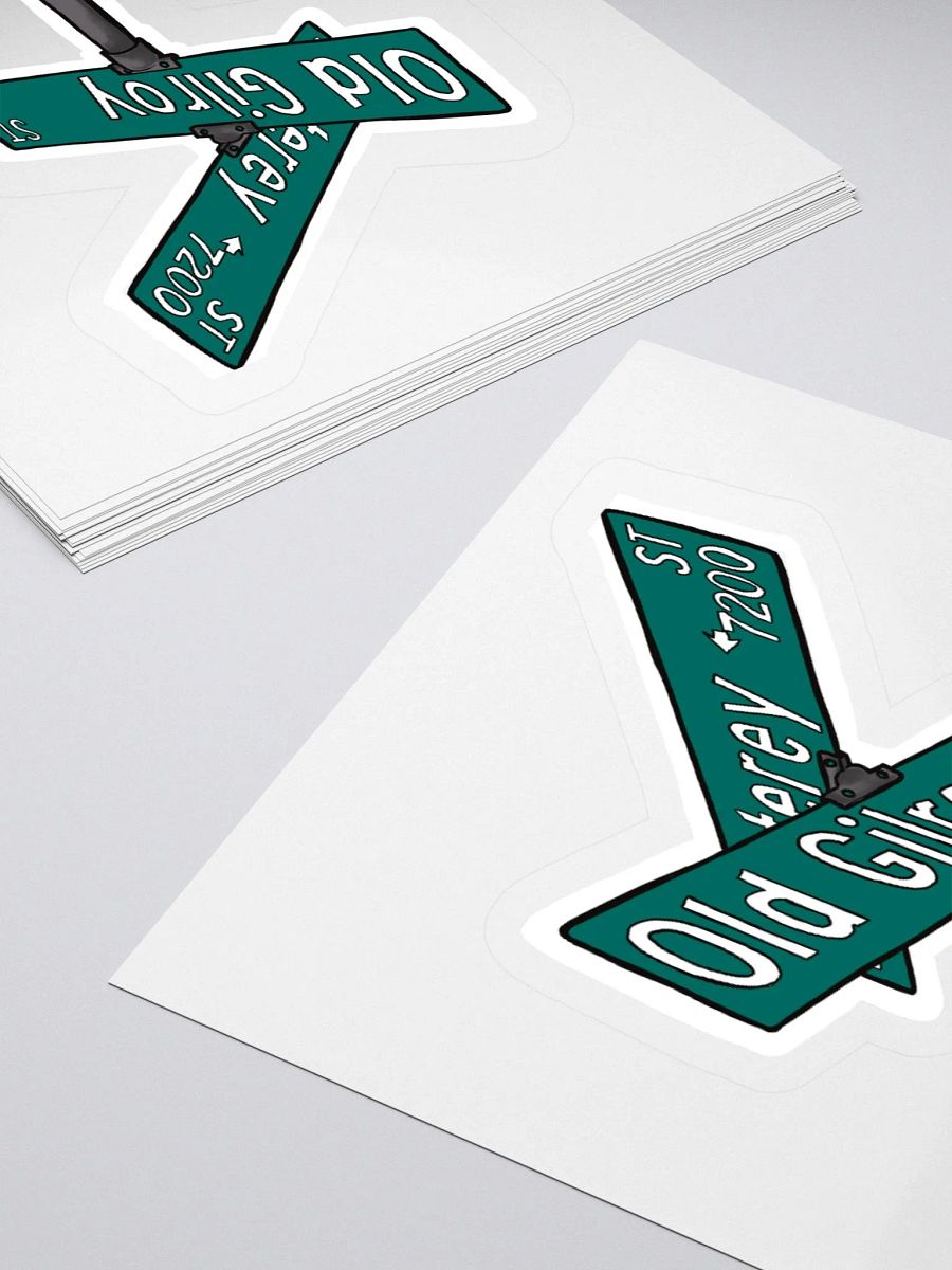 Gilroy Street Sign Sticker product image (4)