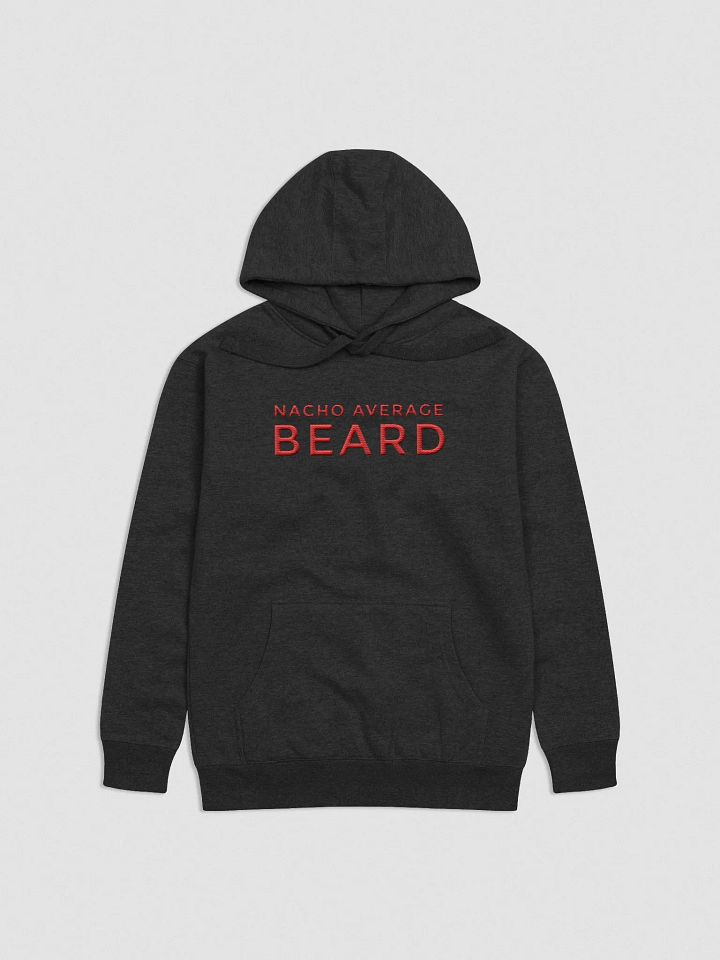 Men's Nacho Average Beard Hoodies (Red Embroidery) product image (1)