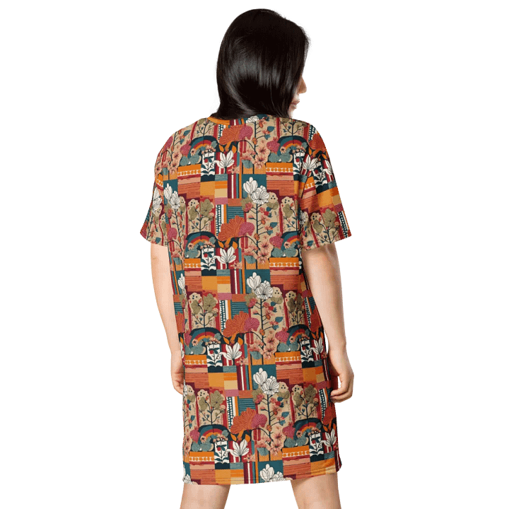 Nature's Geometry All-Over Dress product image (2)
