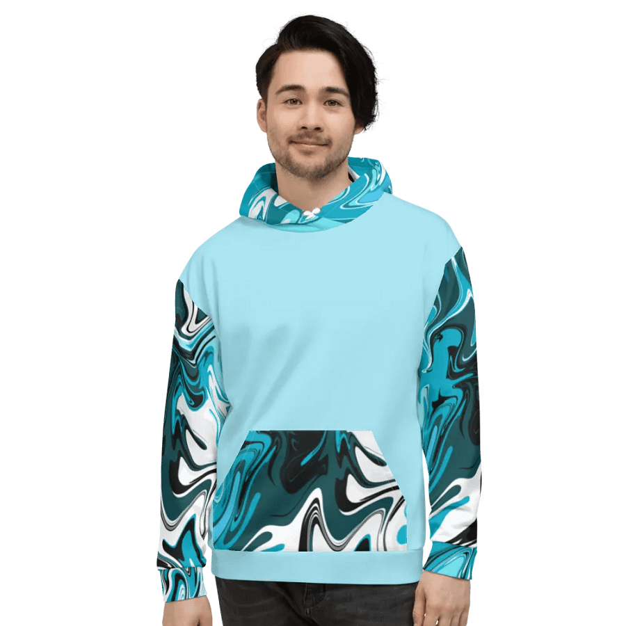 Blue Swirl Hoodie product image (4)