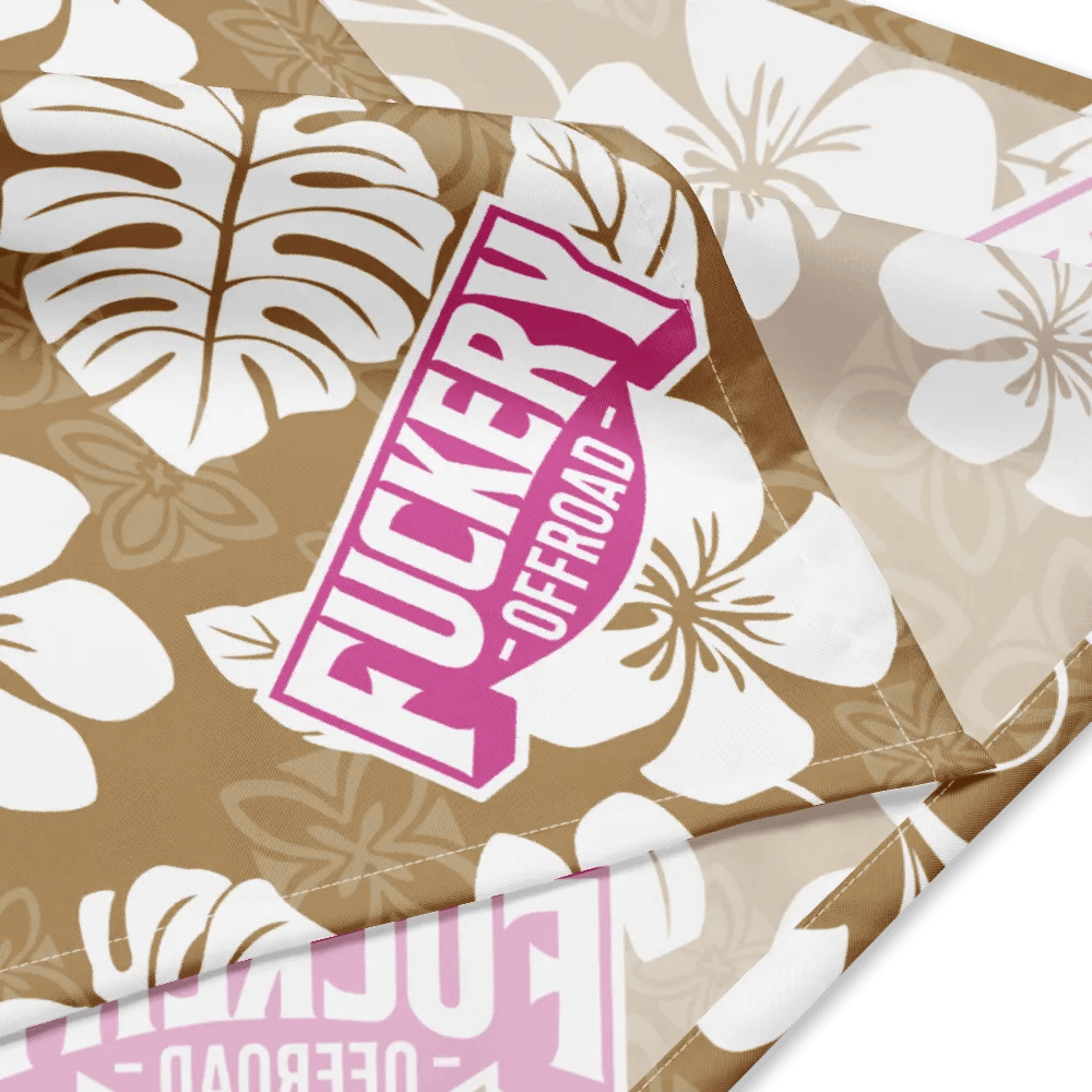 Fuckery Offroad Hawaiian Bandana - Tan product image (3)