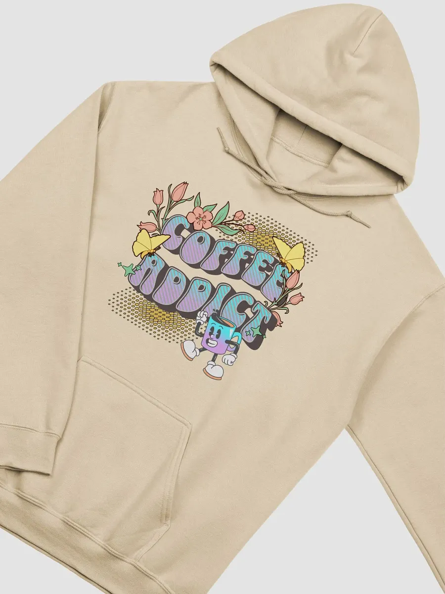Coffee Addict Mascot Mug Whimsical Hoodie product image (20)