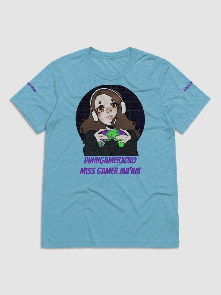 DuhhGamerXOXO/Miss Gamer Ma'am T-Shirt - Purple Text product image (1)