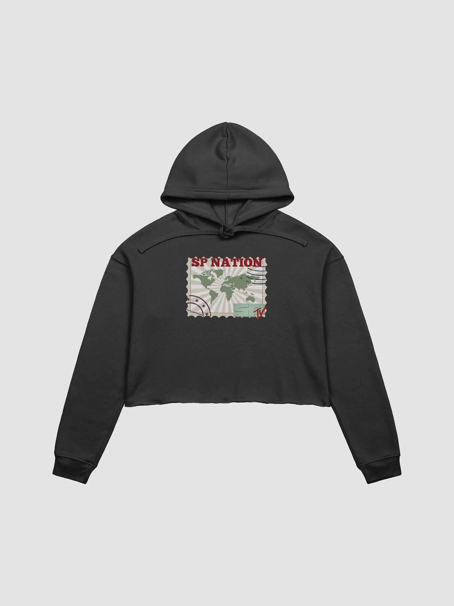 SP Nation, World Map - Bella Canvas Fleece Cropped Hoodie product image (1)