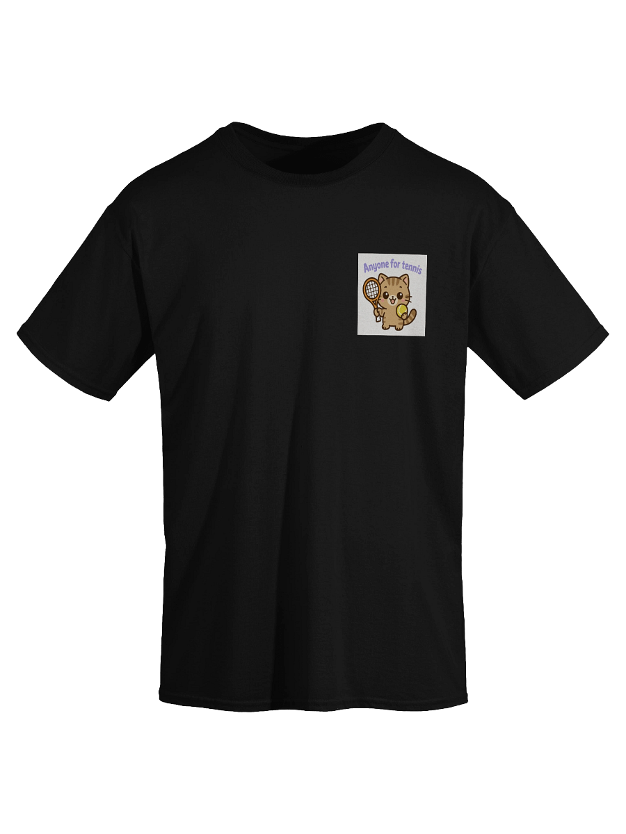 Cheerful Cat Tennis T-Shirt product image (29)