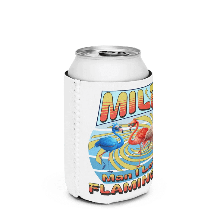 MILF Man I Love Flamingos Can Coozie product image (2)