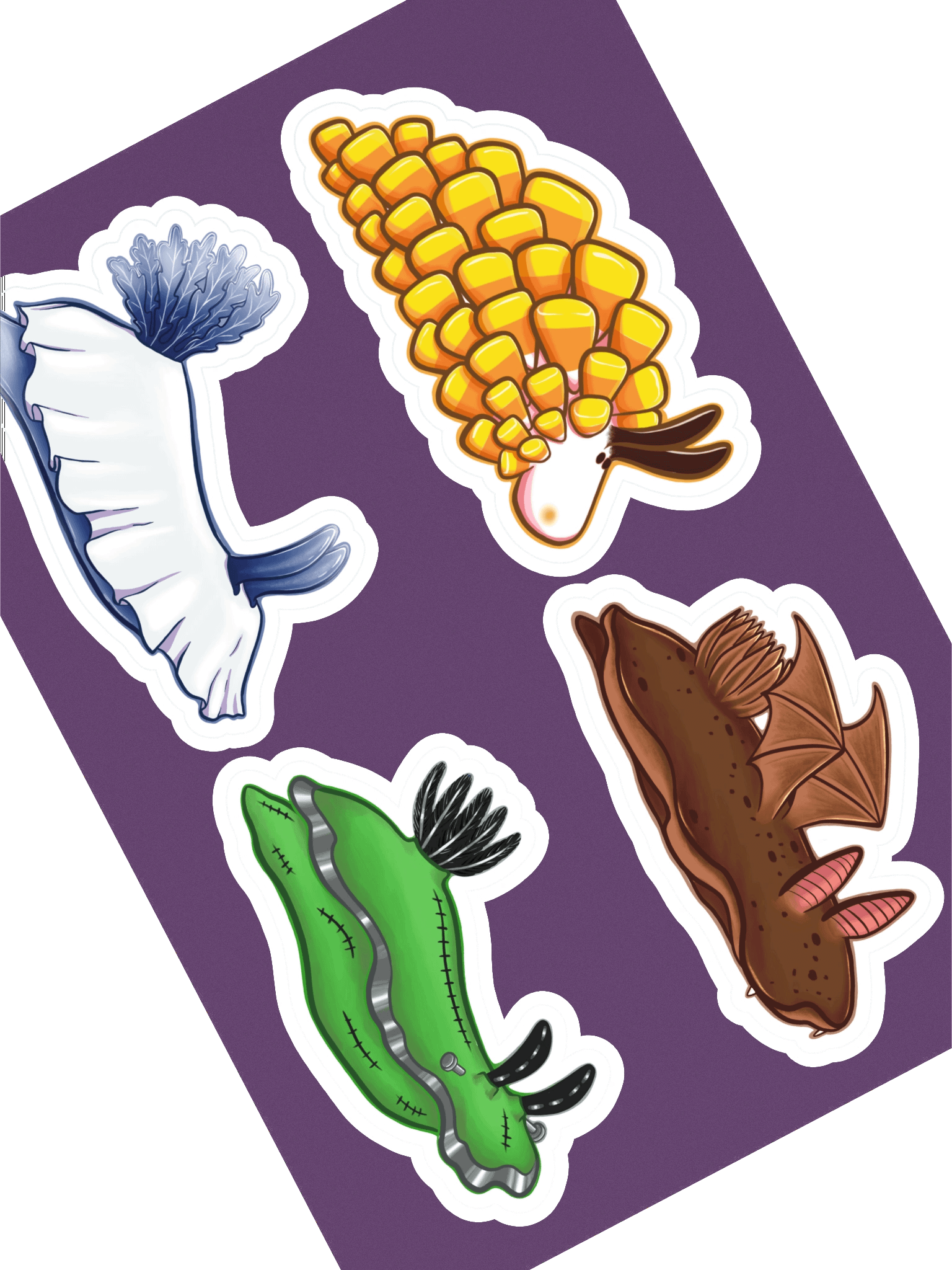 Spooky Scary Slug Time - Sticker Set product image (2)