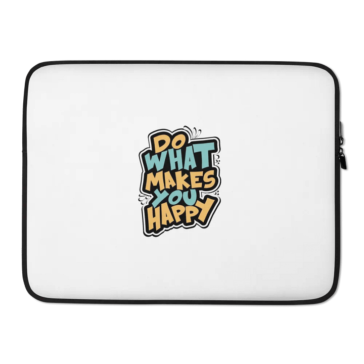Happy Vibes Laptop Sleeve product image (2)