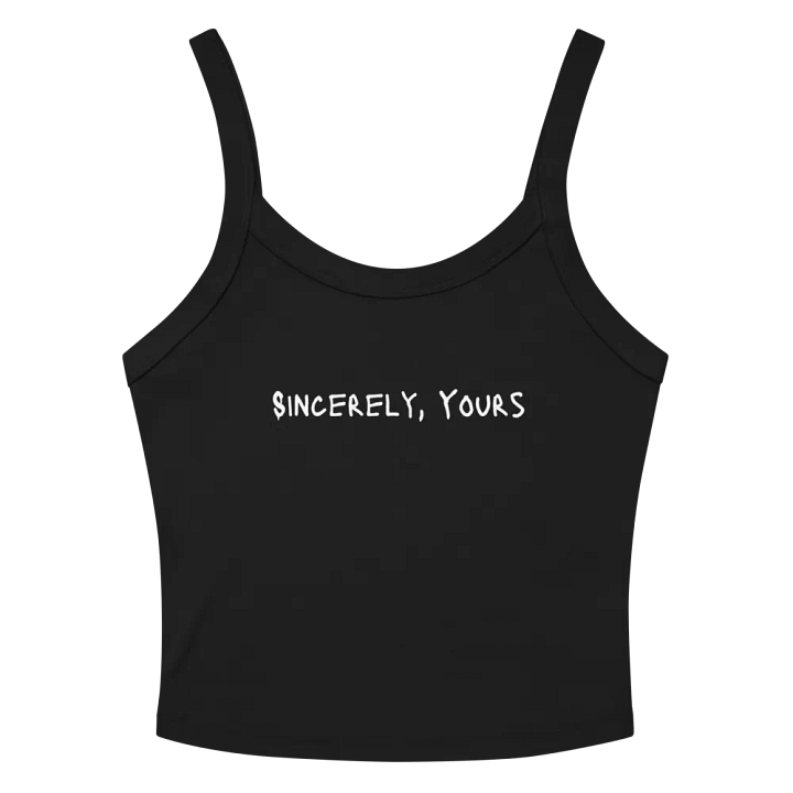 Sincerely, Yours Logo Tank Top product image (2)