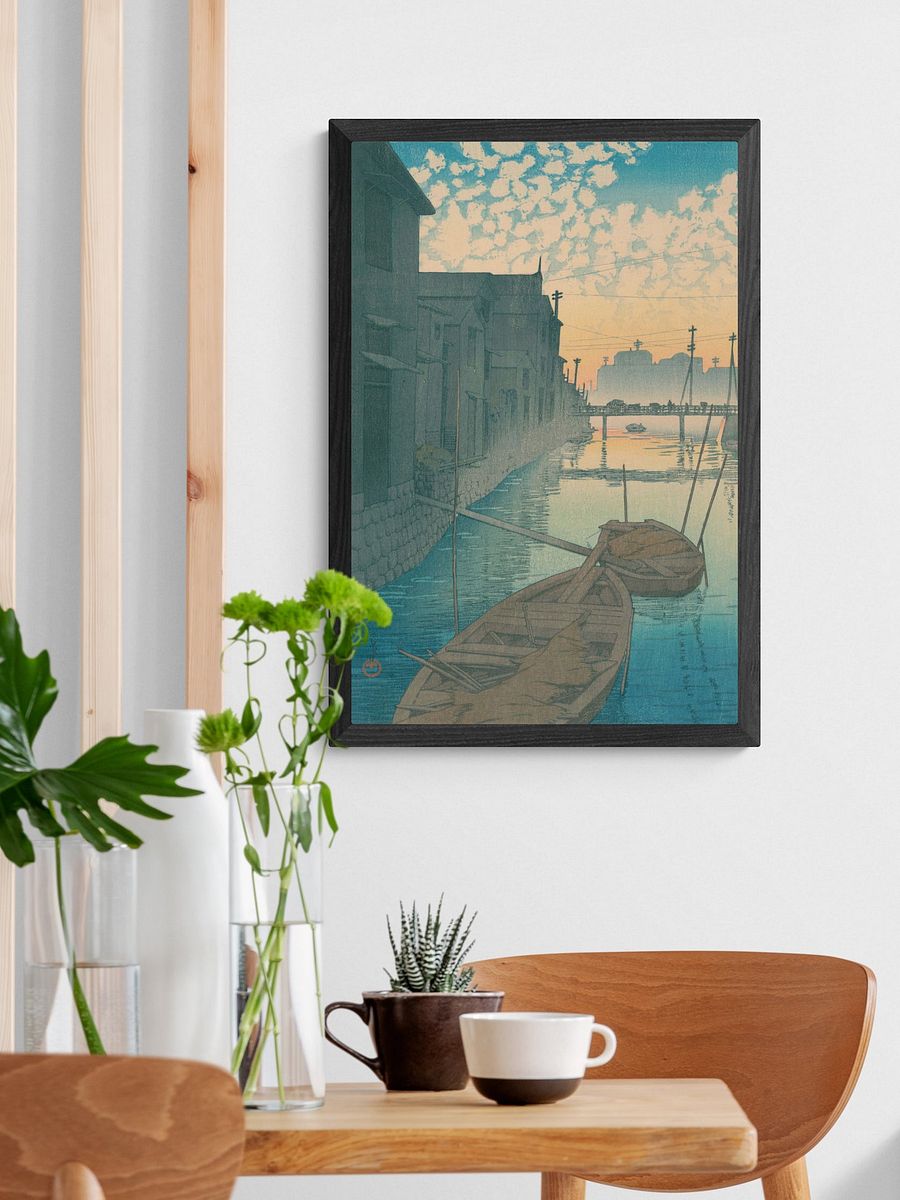 Dawn at Daikon Gashi Riverbank - Kawase Hasui product image (2)