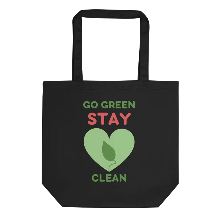Green Heart Eco Tote Bag product image (1)