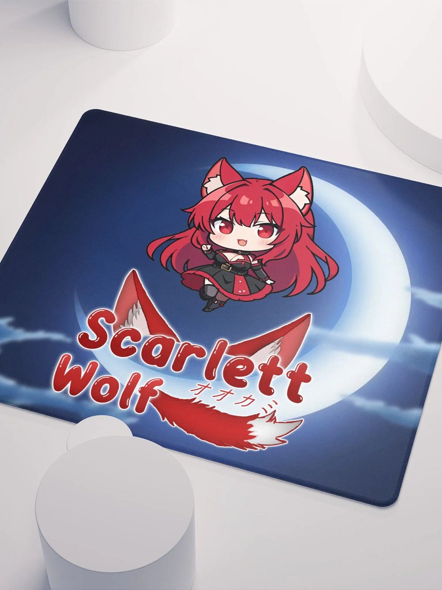 Scarlett Wolf Blue Moon Gamming Mouse Pad product image (6)
