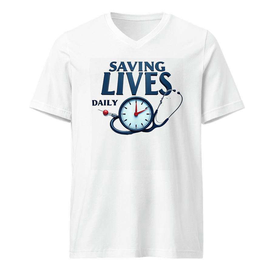 Saving Lives Daily V-Neck Tee product image (1)