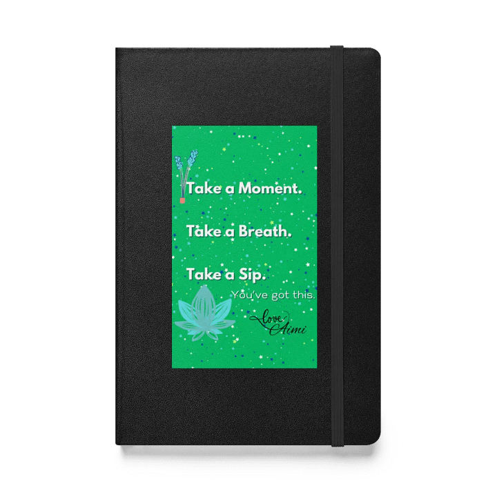 Green Take a Breath Hard Cover product image (1)